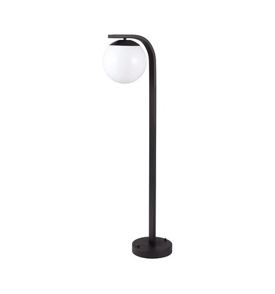 E27 Gartenleuchte in Schwarz, 105cm - IP44, klassisches Design, Aluminium, ohne Leuchtmittel