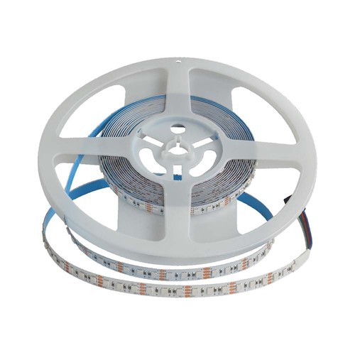 5m 12W/m RGB LED Strip - 24V, 120 LED pro Meter, IP20, 8mm Breite