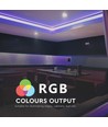 5m 12W/m RGB LED Strip - 24V, 120 LED pro Meter, IP20, 8mm Breite