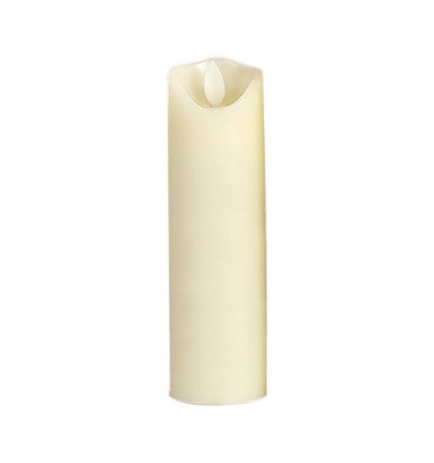 LED-Tischleuchte mit Flammen-Effekt, 5,3x17,5cm - 2700K, batteriebetrieben, bewegliche Flamme, Dekolicht