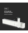 9W LED Hotel-/Bettleuchte - 30cm, Weiß, 3000K, 680lm, Wandleuchte