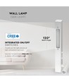 9W LED Hotel-/Bettleuchte - 30cm, Weiß, 3000K, 680lm, Wandleuchte