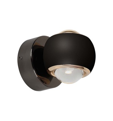 10W LED-Wandleuchte - Schwarz, 3000K, 13,5x10 cm, Innenbereich, inkl. Leuchtmittel