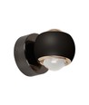 10W LED-Wandleuchte - Schwarz, 3000K, 13,5x10 cm, Innenbereich, inkl. Leuchtmittel
