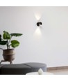10W LED-Wandleuchte - Schwarz, 3000K, 13,5x10 cm, Innenbereich, inkl. Leuchtmittel