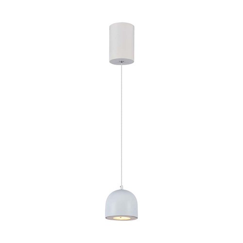 8,5W LED-Pendelleuchte, Ø10cm - Hellgrau, 850lm, Touch on/off, verstellbares Seil, inkl. Leuchtmittel