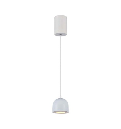 8,5W LED-Pendelleuchte, Ø10cm - Hellgrau, 850lm, Touch on/off, verstellbares Seil, inkl. Leuchtmittel
