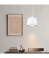 8,5W LED-Pendelleuchte - Ø10cm, Weiß, Touch on/off, 3000K, inkl. Leuchtmittel