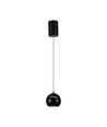 8,5W LED Pendelleuchte - Ø18cm, schwarz, Touch on/off, 3000K, inkl. Leuchtmittel
