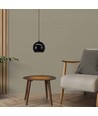 8,5W LED Pendelleuchte - Ø18cm, schwarz, Touch on/off, 3000K, inkl. Leuchtmittel