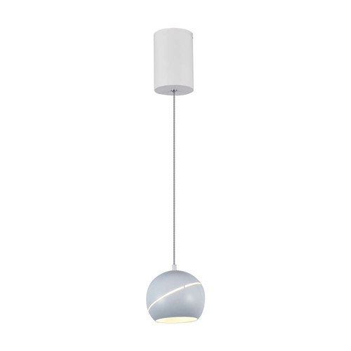 8,5W LED Pendelleuchte / Hängelampe - Ø12-18cm, weiß, Touch on/off, 3000K, inkl. Leuchtmittel