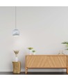 8,5W LED Pendelleuchte / Hängelampe - Ø12-18cm, weiß, Touch on/off, 3000K, inkl. Leuchtmittel