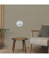8,5W LED Pendelleuchte / Hängelampe - Ø12-18cm, weiß, Touch on/off, 3000K, inkl. Leuchtmittel