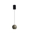 8,5W LED Pendelleuchte, Ø12cm - Champagner Gold, Touch on/off, 3000K, inkl. Leuchtmittel