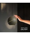 8,5W LED Pendelleuchte, Ø12cm - Champagner Gold, Touch on/off, 3000K, inkl. Leuchtmittel