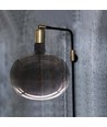 4W Kolbenform Birne E27 - Kohlefaden Schwarzes Glas 300°