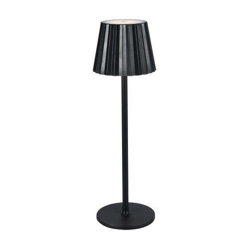 1,5W wiederaufladbare LED Tischleuchte, CCT - Touch dimmbar, USB-C, schwarz, höhenverstellbar