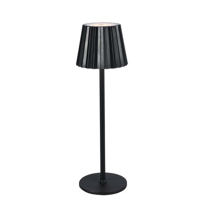 1,5W wiederaufladbare LED Tischleuchte, CCT - Touch dimmbar, USB-C, schwarz, höhenverstellbar