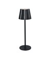 1,5W wiederaufladbare LED Tischleuchte, CCT - Touch dimmbar, USB-C, schwarz, höhenverstellbar