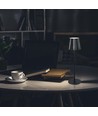 1,5W wiederaufladbare LED Tischleuchte, CCT - Touch dimmbar, USB-C, schwarz, höhenverstellbar