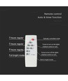 40W LED Fluter mit Solarpanel - 4000K, Weißes Gehäuse