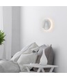 3W + 6W LED Hotel Wandleuchte mit Lesearm - Weiß, 3000K, on/off Schalter, CREE LED