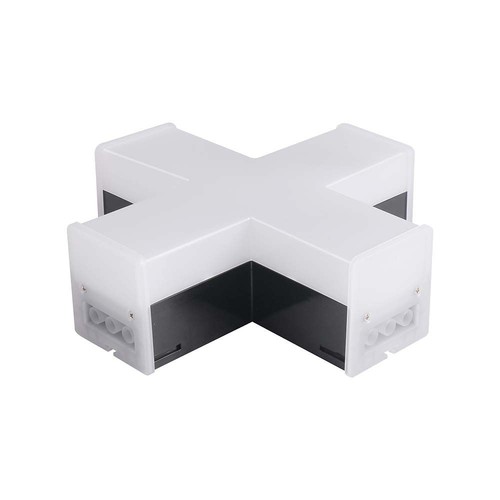 X-Verbinder für LED Linearbeleuchtung, schwarz - 6500K, IP20, 181x181x58mm