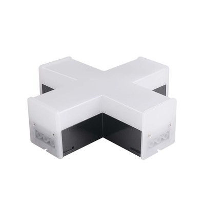 X-Verbinder für LED Linearbeleuchtung, schwarz - 6500K, IP20, 181x181x58mm