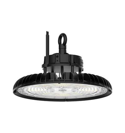 120W/150W/200W LED Hallenstrahler, 160lm/W - IP65, 3-in-1 CCT, einstellbare Wattzahl, Ø32cm