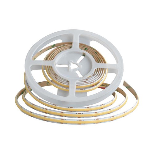 5m 18W/m CCT COB-LED Strip, RA90 - 24V, IP20, 560 LED pro Meter, 8mm breit, dimmbar