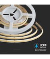 5m 18W/m CCT COB-LED Strip, RA90 - 24V, IP20, 560 LED pro Meter, 8mm breit, dimmbar
