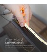 5m 20W/m LED Strip, RA90 - 12V, 3000K, IP20, 120 LED pro Meter