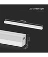 120cm 40W LED Lichtleiste - 6500K, Weiß