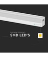 120cm 40W LED Lichtleiste - 6500K, Weiß