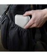 10000mAh Powerbank, 10W - Silber, LED-Display, inkl. 30cm Type-C Kabel