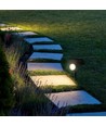 V-Tac Solarlampe für den Garten - Schwarz, COB LED, mit Erdspieß, IP65