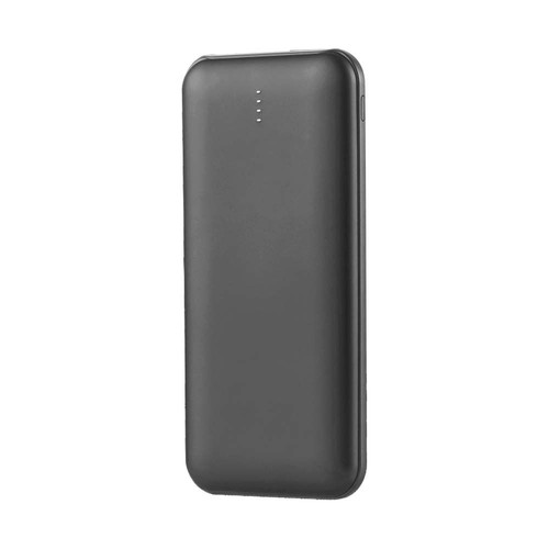 10W Powerbank 10000mAh - 5V, LED-Display, schwarz, inkl. 30cm USB-C Kabel