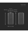10W Powerbank 10000mAh - 5V, LED-Display, schwarz, inkl. 30cm USB-C Kabel