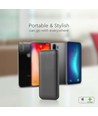 10W Powerbank 10000mAh - 5V, LED-Display, schwarz, inkl. 30cm USB-C Kabel