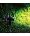 V-Tac Solarlampe für den Garten - Schwarz, COB LED, mit Erdspieß, IP65