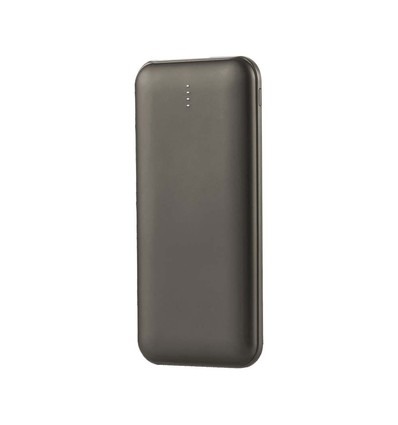 10000mAh Powerbank - 2A, 30cm Typ-C Kabel, Grau