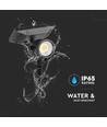 V-Tac Solarlampe für den Garten - Schwarz, COB LED, mit Erdspieß, IP65