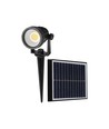 V-Tac Solarlampe für den Garten - Schwarz, COB LED, mit Erdspieß, IP65