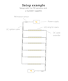 70 cm 4W Treppen-Aluprofil mit LED-Streifen - 24V DC, IP65, mit Stecker