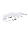 20 Stück klare Montageclips für LED-Strip - 8 mm, passend für IP65-Strips