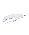 20 Stk. klare Montageclips für LED-Strip - 10mm, passend für IP65-Strips