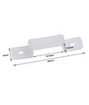 20 Stk. Silikon-Montageclips für LED-Streifen - 12 mm, passend für IP65 Streifen