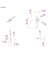 20 Stück klare Montageclips für LED-Strip - 12 mm, passend für IP20-Strips