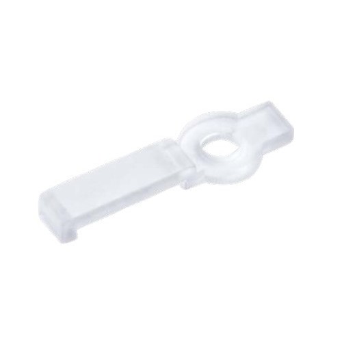 20 Stück klare Montageclips für LED-Strip - 10mm, passend für IP20 Strips