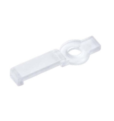 20 Stück klare Montageclips für LED-Strip - 10mm, passend für IP20 Strips